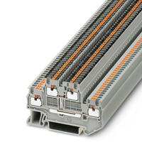 3208540 Phoenix Contact  PTTB 1.5/S-PV Series Grey, 0.14 → 1.5mm², Push In Termination, ATEX, IECEx