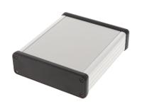 1455l1202 Hammond 1455 Clear Anodised Aluminium Enclosure, 120 x 103 x 31mm