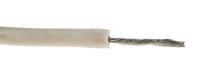 392045-wh005 Alpha Wire Hook-up Wire Silicone Series White 0.52 mm² Hook Up Wire, 20 AWG, 10/0.25 mm, 30m, Silicone Rubber