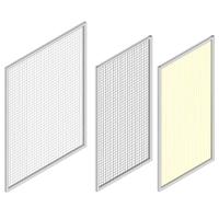 3842554283 Bosch Rexroth Safety Fencing EcoSafe, Aluminium, 1800 mm Height, 750mm Width