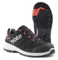 7148-37 Jalas 7148 Unisex Black, Red, White Aluminium Toe Capped Safety Trainers, UK 4, EU 37