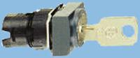zb6dgc Schneider Electric Harmony XB6 2-position Key Switch Head, Latching, 16mm Cutout