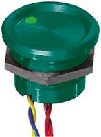 pbar2af3000l0g APEM Illuminated Piezo Switch, Momentary, Pulse, SPST, IP68, Wire Lead, 200 mA @ 24 V dc, -40 → +75°C