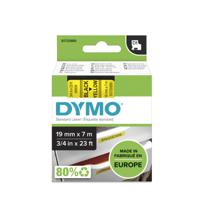 s0720880 Dymo Black on Yellow Label Printer Tape, 7 m Length, 19 mm Width