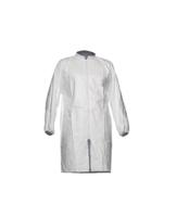 d15534012 DuPont White Unisex Visitor Coat, L