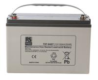 727-0427 RS PRO 12V T11 Sealed Lead Acid Battery, 100Ah