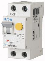 236948-pxk-b161n003-a Eaton RCBO, 16A Current Rating, 1P+N Poles, 30mA Trip Sensitivity, Type B, PXK Range