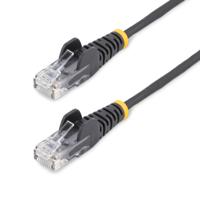 n6pat200cmbks StarTech.com, 2m Cat6, Black RJ45 to Male RJ45 Male, U/UTP Unshielded, Terminated PVC Sheath