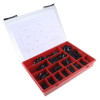 473-0963 RS PRO 200 Piece Nylon Hose Clip Kit, 5.6 → 6.8mm and 26.5 → 30.4mm Inside Diameter