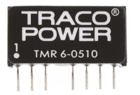 tmr-6-0510 TRACOPOWER TMR 6 DC-DC Converter, 3.3V dc/ 1.3A Output, 4.5 → 9 V dc Input, 6W, Through Hole, +70°C Max Temp