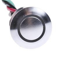 175-8543 RS PRO Illuminated Push Button Switch, Momentary, Panel Mount, 16mm Cutout, SPST, White LED, 36V dc, IP67