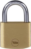 y110b401224 Yale Padlock Brass Padlock, 6.3mm Shackle, 40mm Body