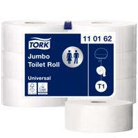 110162 Tork 6 rolls of 2500 Sheets Toilet Roll, 1 ply