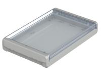 96026345-b-261704-pc-v0-g-7035 Bopla Bocube Series Polycarbonate General Purpose Enclosure, IP66, IP68, Flanged, 271 x 170 x 40mm