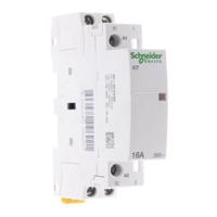 a9c22015 Schneider Electric Acti9 iCT iCT Contactor, 12 V ac Coil, 2-Pole, 16 A, 1NO + 1NC, 250 V ac