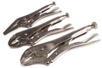 847-3762 RS PRO 3-Piece Locking Plier Set, 180 mm Overall