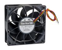 9ra1212g1001 Sanyo Denki Axial Fan, 12 V dc, DC Operation, 11.5W, 700mA Max, 120 x 120 x 38mm