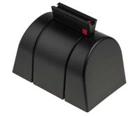 829-9078 RS PRO Black Polyester Retractable Barrier, 4.6m, Black Tape