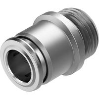npqr-dk-g38-q10 Festo NPQR-DK-G Series Push-in Fitting, G 3/8 Male, 8085667