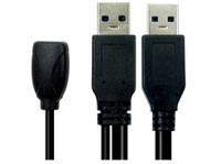 286-3707 RS PRO USB 3.0, Male USB A to Male USB A, 5Gbps, 10m