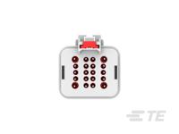 2350890-2 TE Connectivity, NTSEAL Automotive Connector Socket Cable Mount 20 Way, Solder Termination