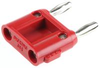 mdp-s-2 Fluke Red Male Banana Plug, Screw Termination, 15A, 5000V, Nickel Plating