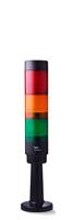 ct5-q08 AUER Signal CT5 Series Amber, Green, Red Signal Tower, 3 Lights, 24 V, Tube Mounted
