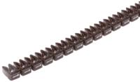 0-382-21 Legrand Clip On Cable Markers, Brown, Pre-printed "1", 2.8 → 3.8mm Cable, 0 382 21