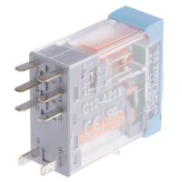 c12a21x24a Releco PCB Mount Power Relay, 24V ac Coil, 5A Switching Current, DPDT