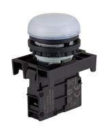 78639225-m22-l-wm22-am22-led230-w Eaton, RMQ Titan M22 White LED Pilot Light, 22mm Cutout, IP69K, Round, 85 → 264V ac
