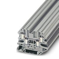 3044542 Phoenix Contact  UT 2.5-QUATTRO Series Grey, Single-Level, Screw Termination