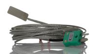 252-2452 RS PRO Type K Leaf Thermocouple 5m Length, 13mm Diameter → +350°C