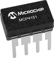mcp4151-104ep MCP4151-104E/P, Digital Potentiometer 256-Position Linear SPI 8 Pin, PDIP