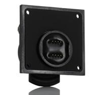 111-6753 RS PRO Straight, Panel Mount, Socket- Single Port Type A IP67 USB Connector