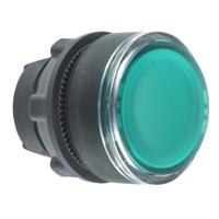 zb5aa38 Schneider Electric Harmony XB5 Series Green Spring Return Push Button Head, 22mm Cutout, IP66, IP67, IP69K