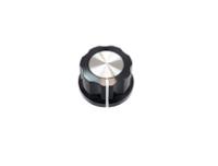 acckis2012nld14 Vishay 20mm Black Potentiometer Knob for 6.35mm Shaft Round Shaft, ACCKIS2012NLD14