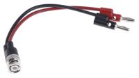 3957 Pomona BNC Test Lead, 500V ac, Black, Red, 140mm Lead Length