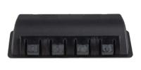 150701-c1 Elesa Black Plastic Handle 19 mm Height, 37mm Width, 92mm Length