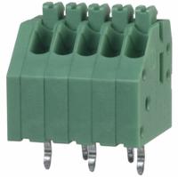 1990038 Phoenix Contact PTSA 0.5/ 5-2.5-Z Series PCB Terminal Block, 2.5mm Pitch, Through Hole Mount, Solder Termination