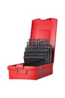 a190-202 Dormer 51-Piece Twist Drill Bit Set for Multi-Material, 6mm Max, 1mm Min, HSS Bits