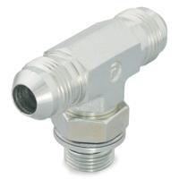 8-8-8s4omxs Parker Tee Male 37° JIC Flare to Male 37° JIC Flare, 8-8-8S4OMXS