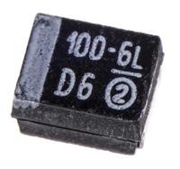 293d107x96r3b2te3 Vishay 100μF MnO2 Tantalum Capacitor 6.3V dc, 293D Series
