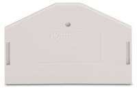 281-357 WAGO 281 Series End And Intermediate Plate for Use with Rail Mount Terminal Blocks