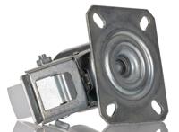 18762-fr LAG Braked Swivel Castor Wheel, 120kg Capacity, 80mm Wheel