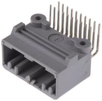 mx34020nf1 JAE MX34 Series Right Angle Through Hole PCB Header, 20 Contact(s), 2.2 mm Pitch, 2 Row, Shrouded