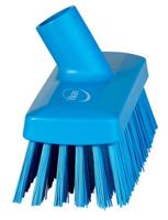 70423 Vikan Broom, Blue With Polyester, Polypropylene, Stainless Steel Bristles for  for General Purpose