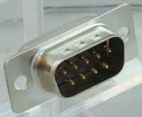 de-9pf-n JAE 9 Way Cable Mount D-sub Connector Plug