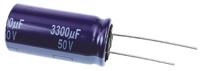 eca1hm332 Panasonic 3300μF Aluminium Electrolytic Capacitor 50V dc, Radial, Through Hole - ECA1HM332