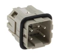 09200042611 HARTING Heavy Duty Power Connector Insert, 10A, Male, Han A Series, 4 Contacts