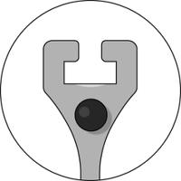 1041a-b Gedore Lever Press Bearing Puller, 130 (External) mm, 170 (Internal) mm Capacity